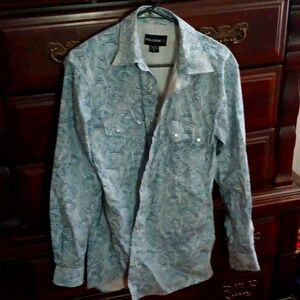 Snap button western shirt